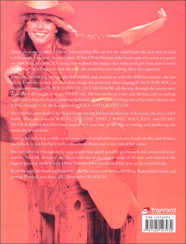 Magic: The Music of Olivia Newton-John book back cover