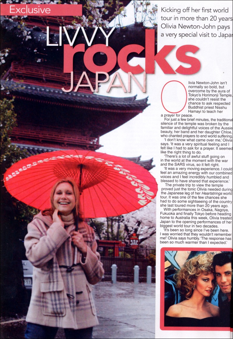 Livvy rocks Japan - New Idea