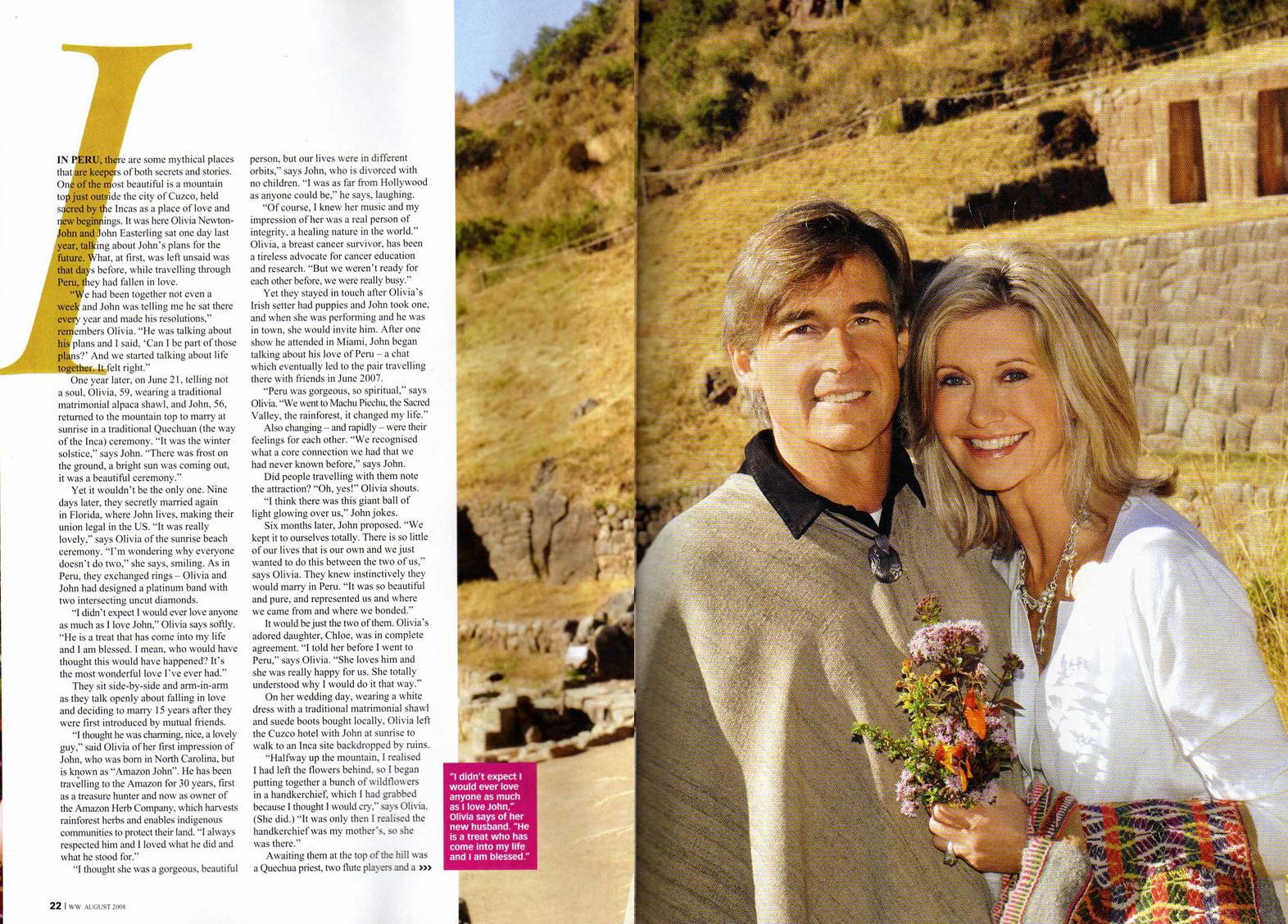 Olivia's Secret Wedding - Womens Weekly