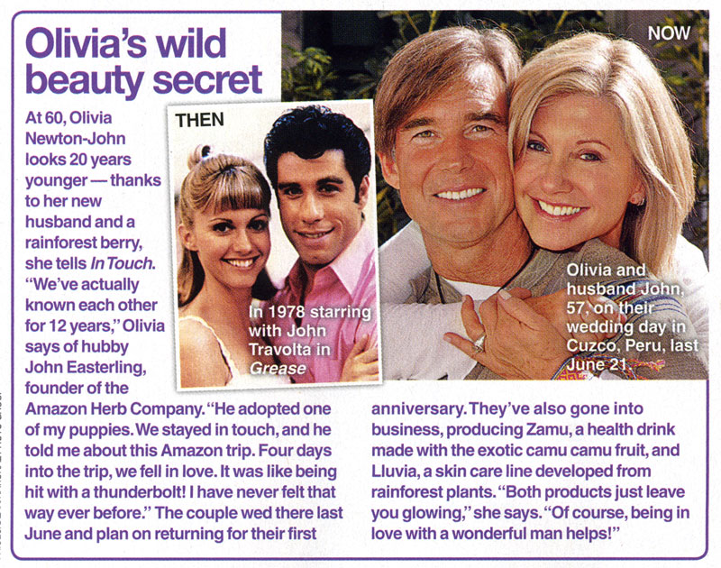 Olivia's wild beauty secret - In Touch