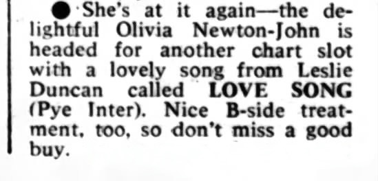 Love Song review - Kensington and Chelsea News etc.