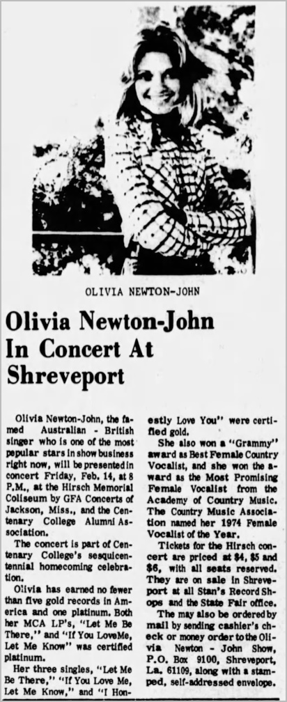 Olivia Newton-John article