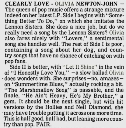 Clearly Love album review - Observer Reporter