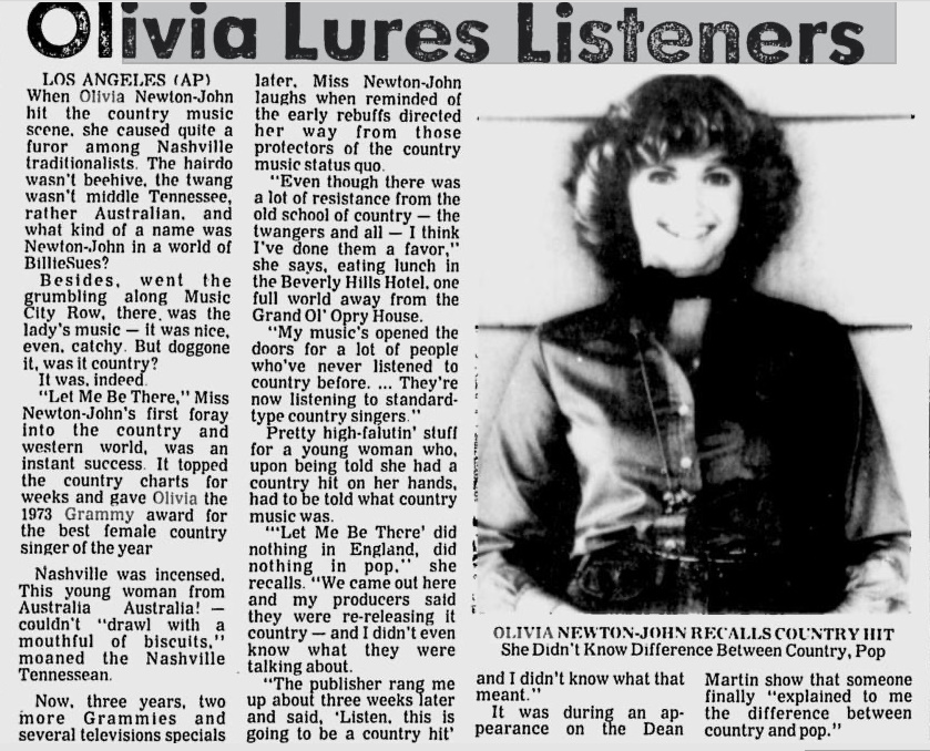 Olivia Lures Listeners - The Albany Herald