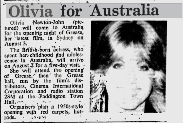 Olivia for Australia - Sydney Morning Herald