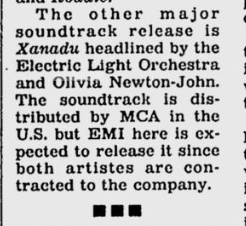 Olivia Newton-John from Malaysia newspaper