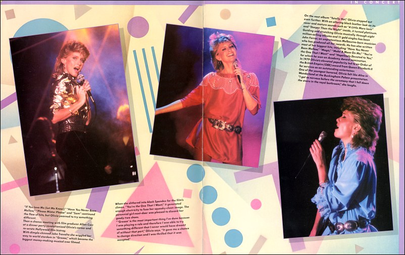 Olivia's 1982 Physical tour - US