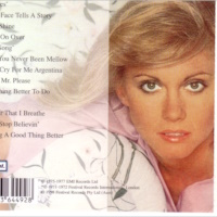 Olivia Newton-John’s Greatest Hits, Volume 2 Australian 1998 CD release, back cover Olivia Newton-John