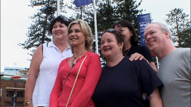 Olivia Newton-John visiting Sydney and Manly from DVD