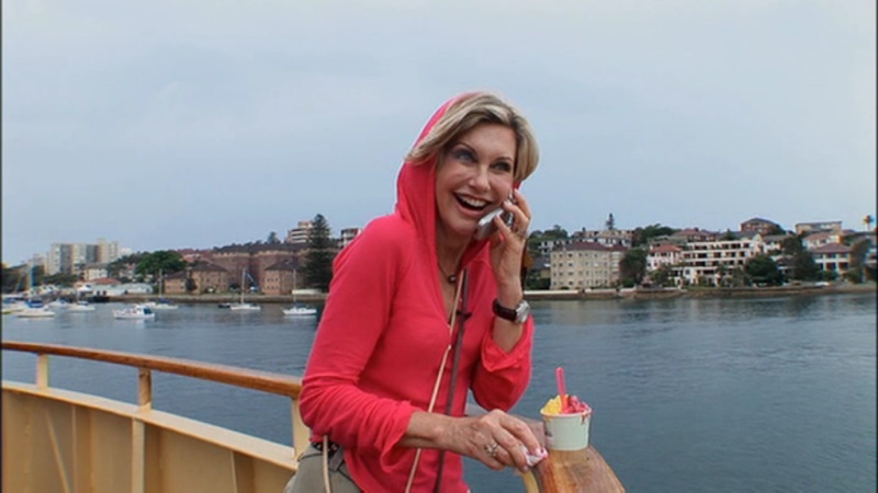 Olivia Newton-John visiting Sydney and Manly from DVD