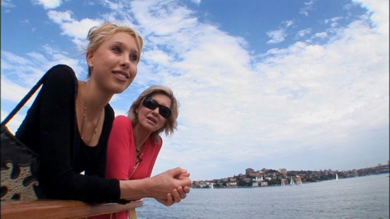 Olivia Newton-John visiting Sydney and Manly from DVD