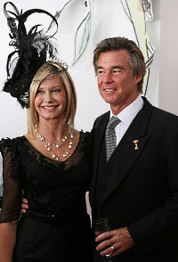 Olivia Newton-John and John Easterling 2009