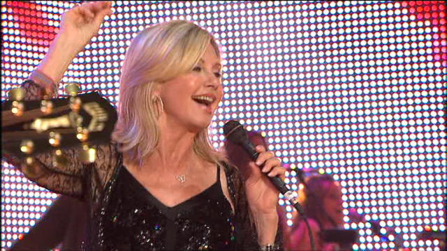 Olivia Newton-John at Sound Relief concert