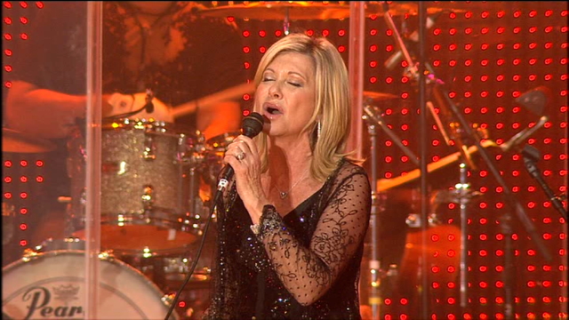 Olivia Newton-John at Sound Relief concert