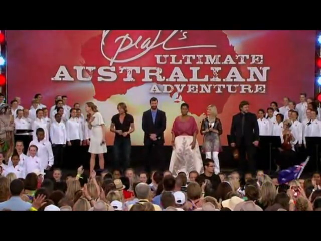 Olivia Newton-John at Oprah Ultimate Australian Adventure 2011