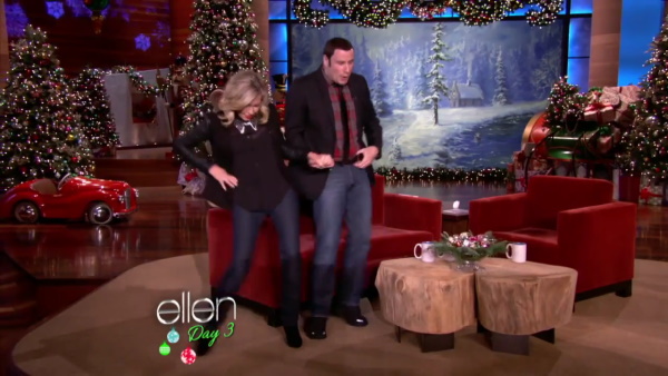 Olivia Newton-John and John Travolta on Ellen 2012