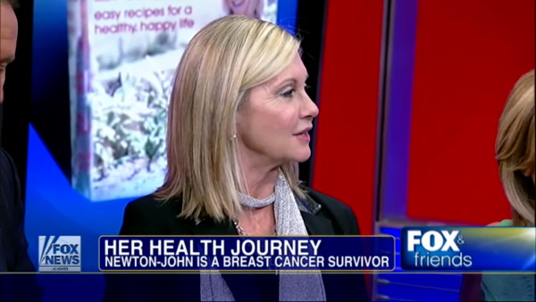 Olivia Newton-John on Fox and Friends April 2012