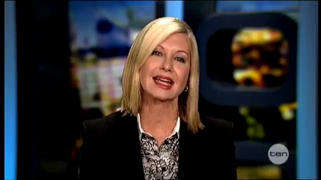 Olivia Newton-John on The Project June 2012