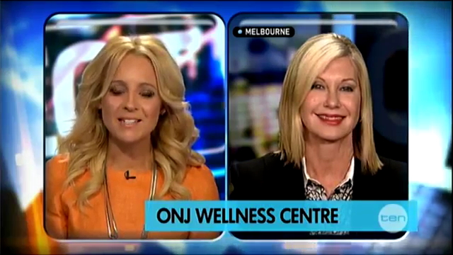 Olivia Newton-John on The Project June 2012