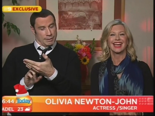 Olivia Newton-John on and John Travolta Today Show 2012