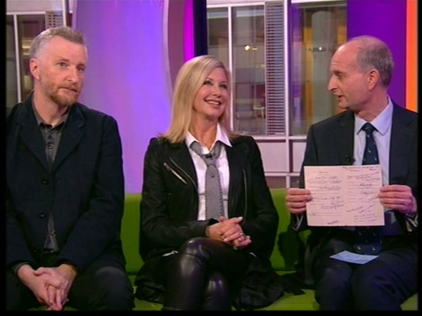 Olivia Newton-John on The One Show 2013