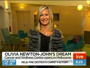 Olivia Newton-John on Sunrise Sept 2013