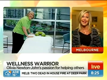 Olivia Newton-John on Sunrise Sept 2013