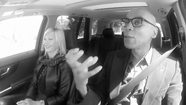 Olivia Newton-John on Rupaul Drives 2014