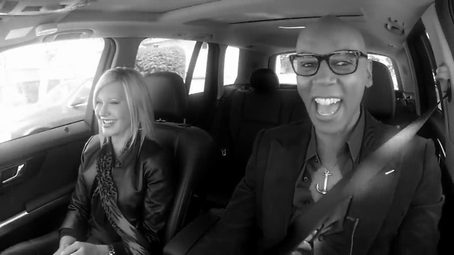 Olivia Newton-John on Rupaul Drives 2014