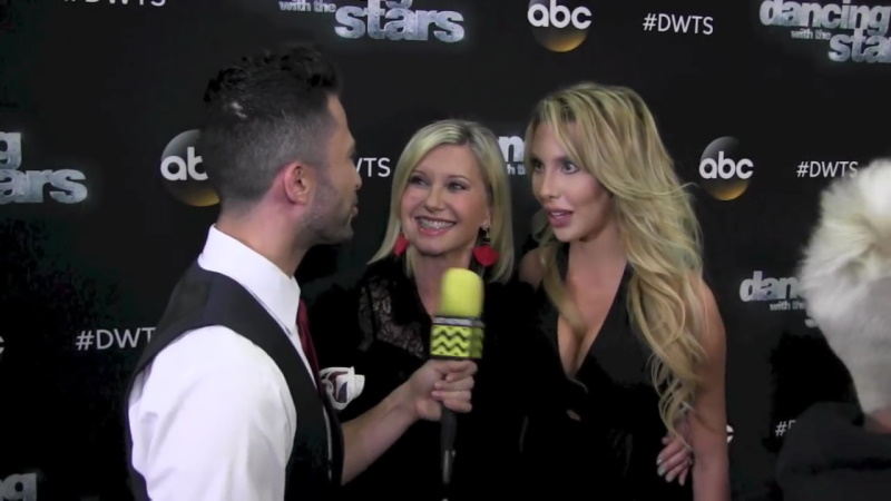 Olivia Newton-John and Chloe Lattanzi on After Buzz 2015