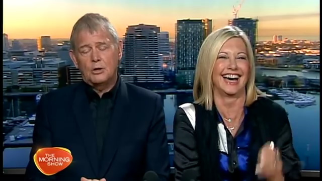 Olivia Newton-John and John Farnham on the Morning Show 2015