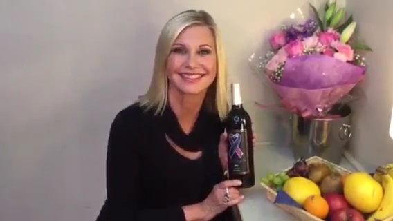 Olivia Newton-John Pink and Blue For Two wine