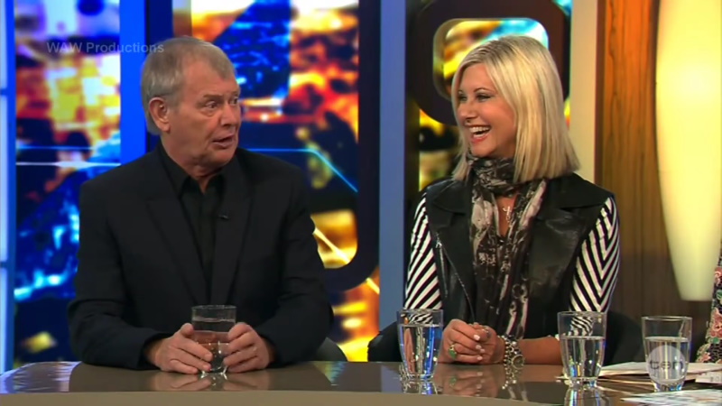 Olivia Newton-John and John Farnham on the Project 2015