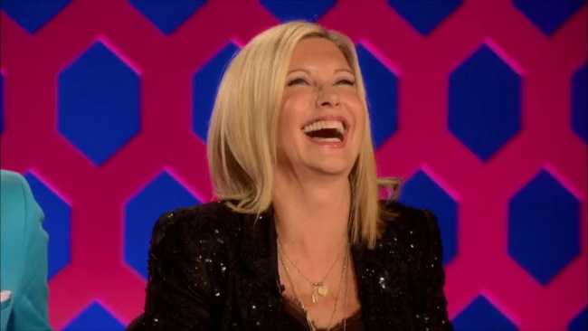 Olivia Newton-John on Rupaul Drag Race 2015