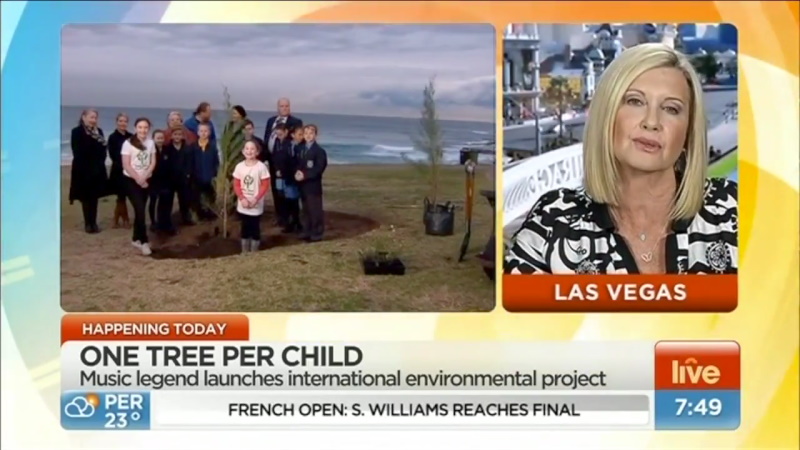 Olivia Newton-John on Sunrise 2015