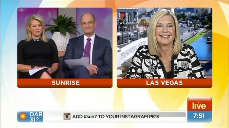 Olivia Newton-John on Sunrise 2015