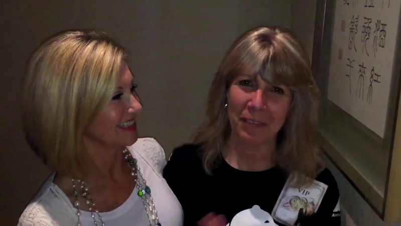 Olivia Newton-John and Jill Robinson May 2016