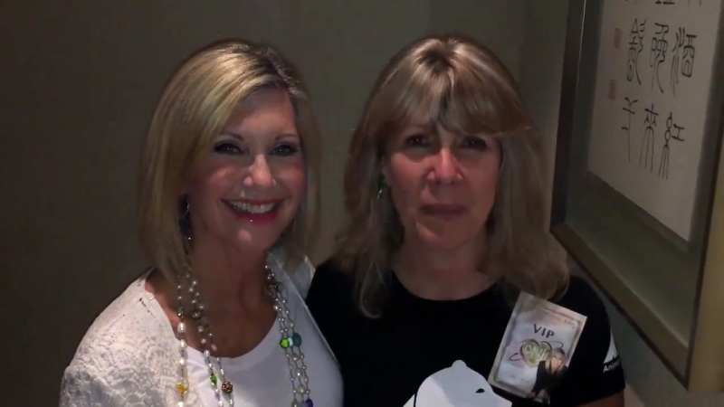 Olivia Newton-John and Jill Robinson May 2016