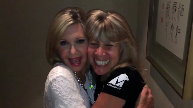 Olivia Newton-John and Jill Robinson May 2016