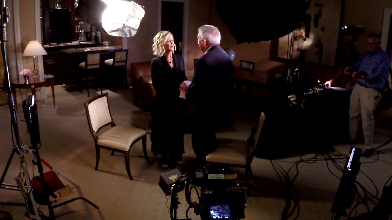 Olivia Newton-John on interview with Dan Rather 2016