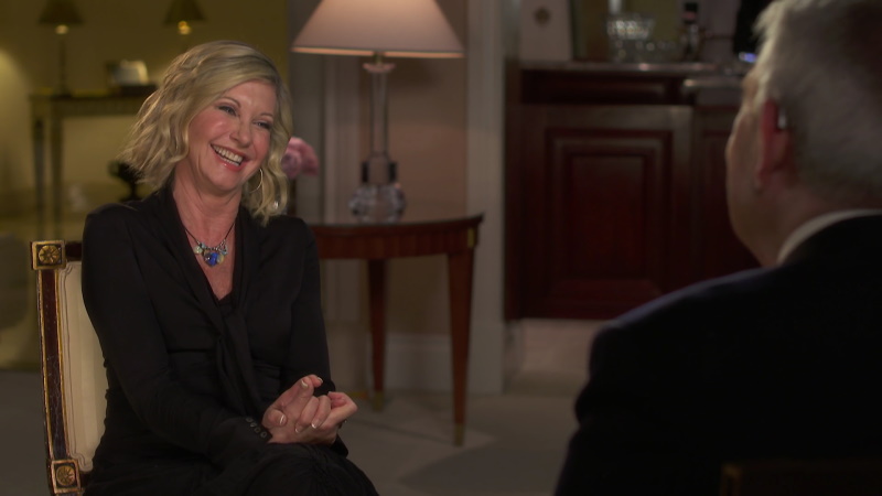 Olivia Newton-John on interview with Dan Rather 2016