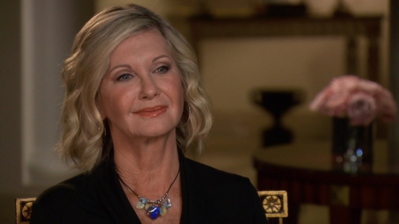 Olivia Newton-John on interview with Dan Rather 2016