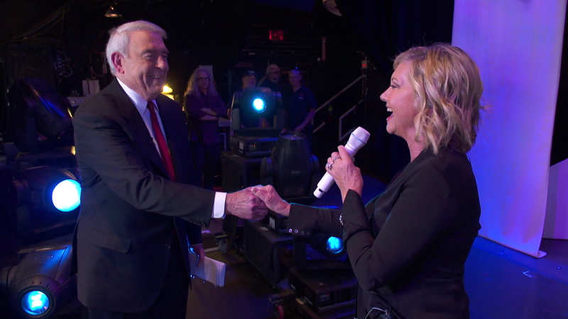 Olivia Newton-John on interview with Dan Rather 2016