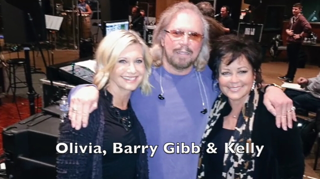 Olivia Newton-John Kelly Lang in studio 2016