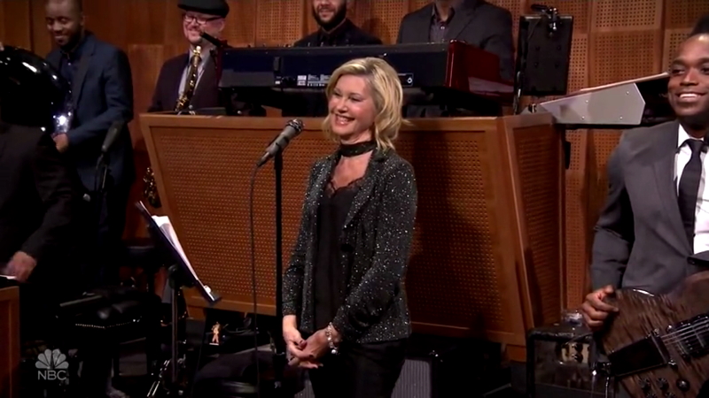 Olivia Newton-John on The Tonight Show 2016