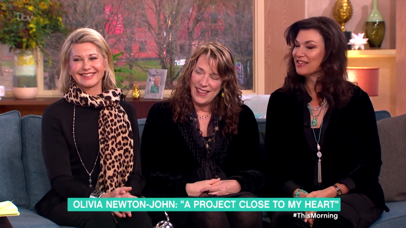 Olivia Newton-John on This Morning Jan 2017