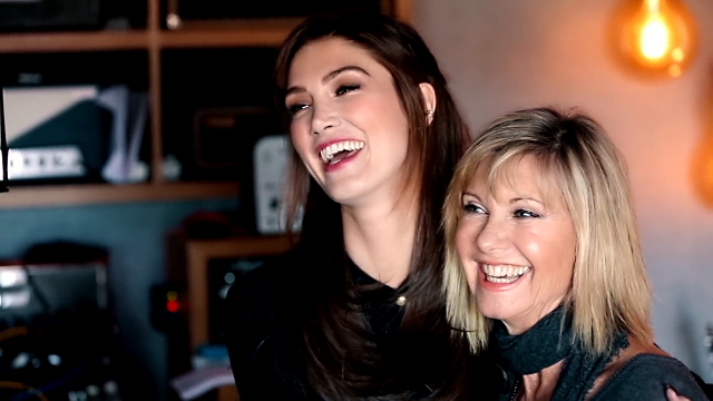 Olivia Newton-John and Delta Goodrem