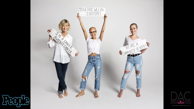 Olivia Newton-John and Dancers Against Cancer