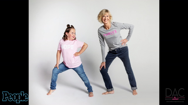 Olivia Newton-John and Dancers Against Cancer