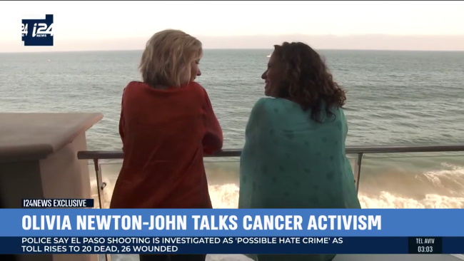 Olivia Newton-John on i 24 News 2019